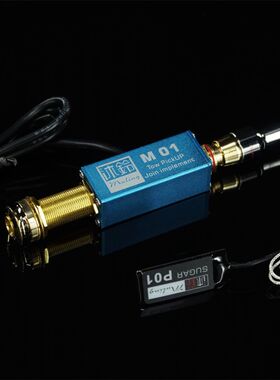 沐铃M01民谣木吉他拾音器贴片拾音器搭配老齐舒特勒AG6有3.5升级