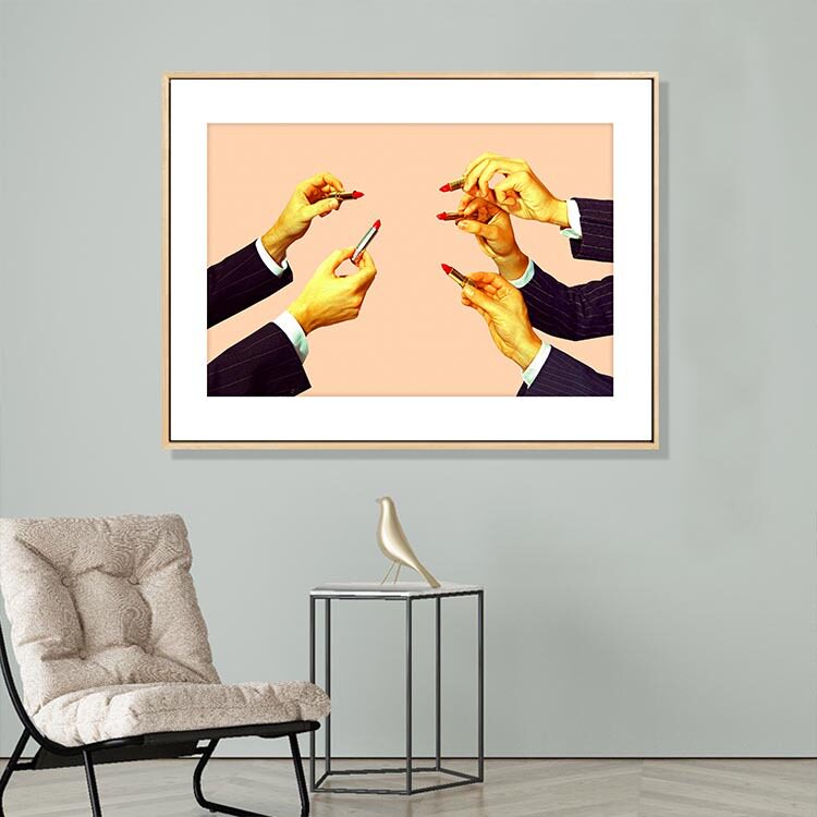 北欧小众网红软装摄影摆台装饰画卧室客厅挂画工作室沙发背景墙画