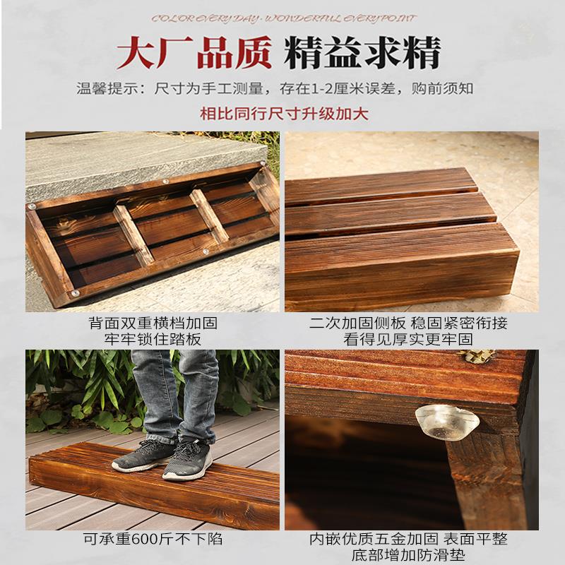 办公室沙发踩脚凳厨房增高垫脚台飘窗钢琴木踏板浴室台阶阳台地台