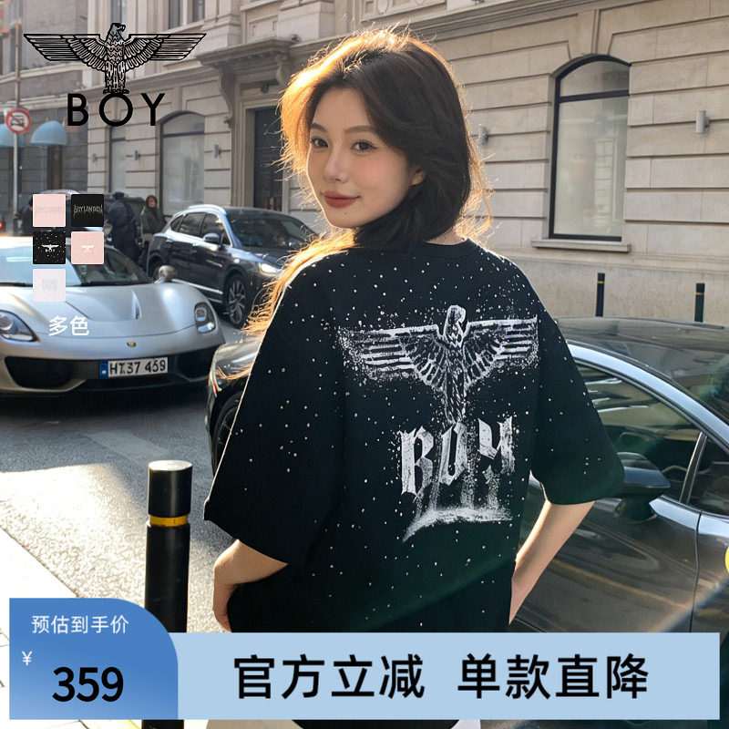 boylondon24满天星渐变印花T恤图片