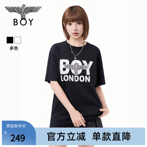 夏季潮牌休闲男女同款简约印花圆领宽松短袖T恤N01927