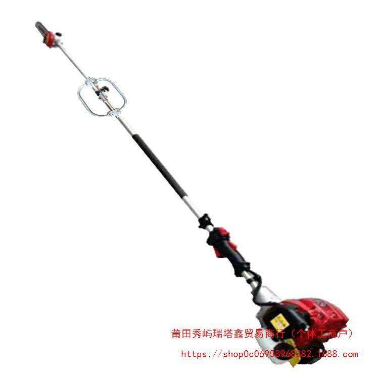 汽油多功能高枝锯新品加长果树林木修枝剪打草割灌割草机高空伐木