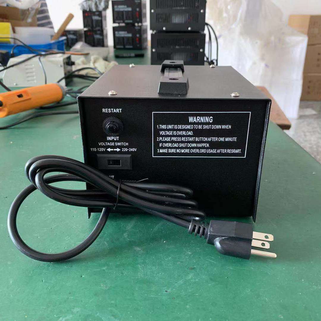 1000W电压转换器变压器220v变100v 110v家用电源变压器