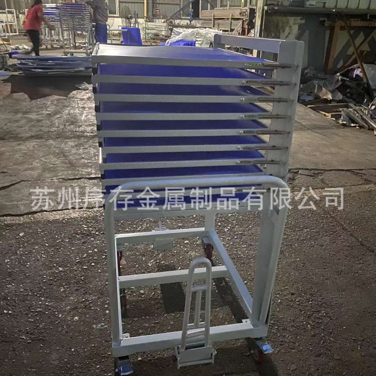 苏州汽车零部件周转专用料架轻型中空板隔层汽车料架适合轻型配件