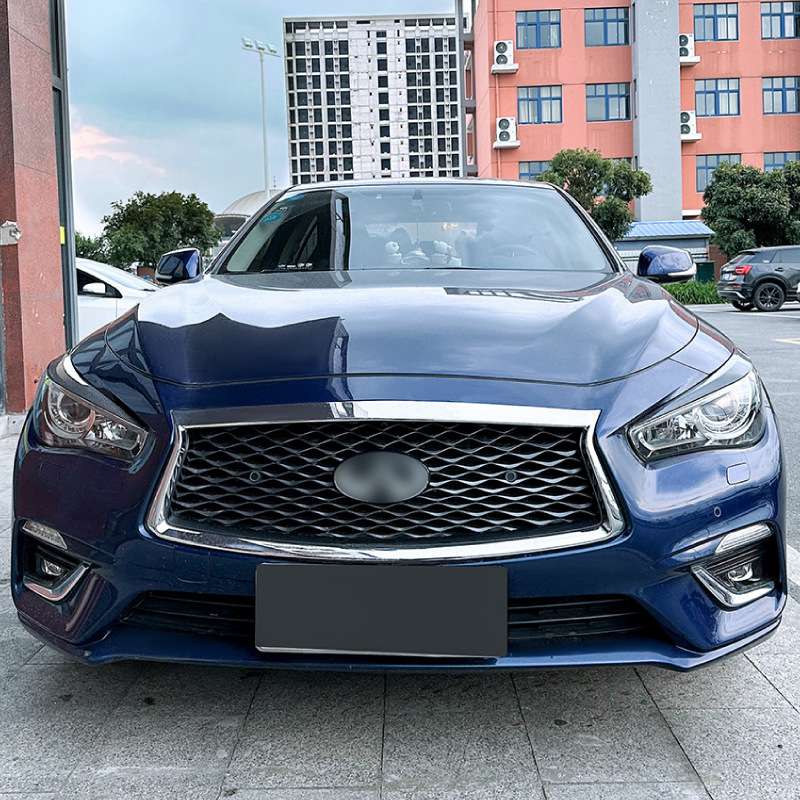 适用英菲尼迪Infiniti Q50 2014+汽车灯眉前大灯车贴外饰改装配件
