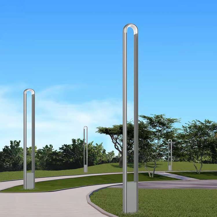 现代庭院灯 户外广场花园小区led圆形方形景观道路灯庭院灯