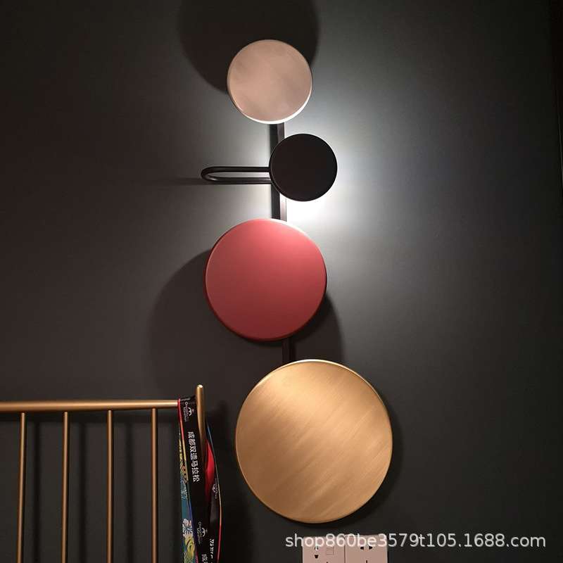 造心家具|设计师装饰壁灯简约轻奢Ins彩色Wall lamp铜材家具尾货