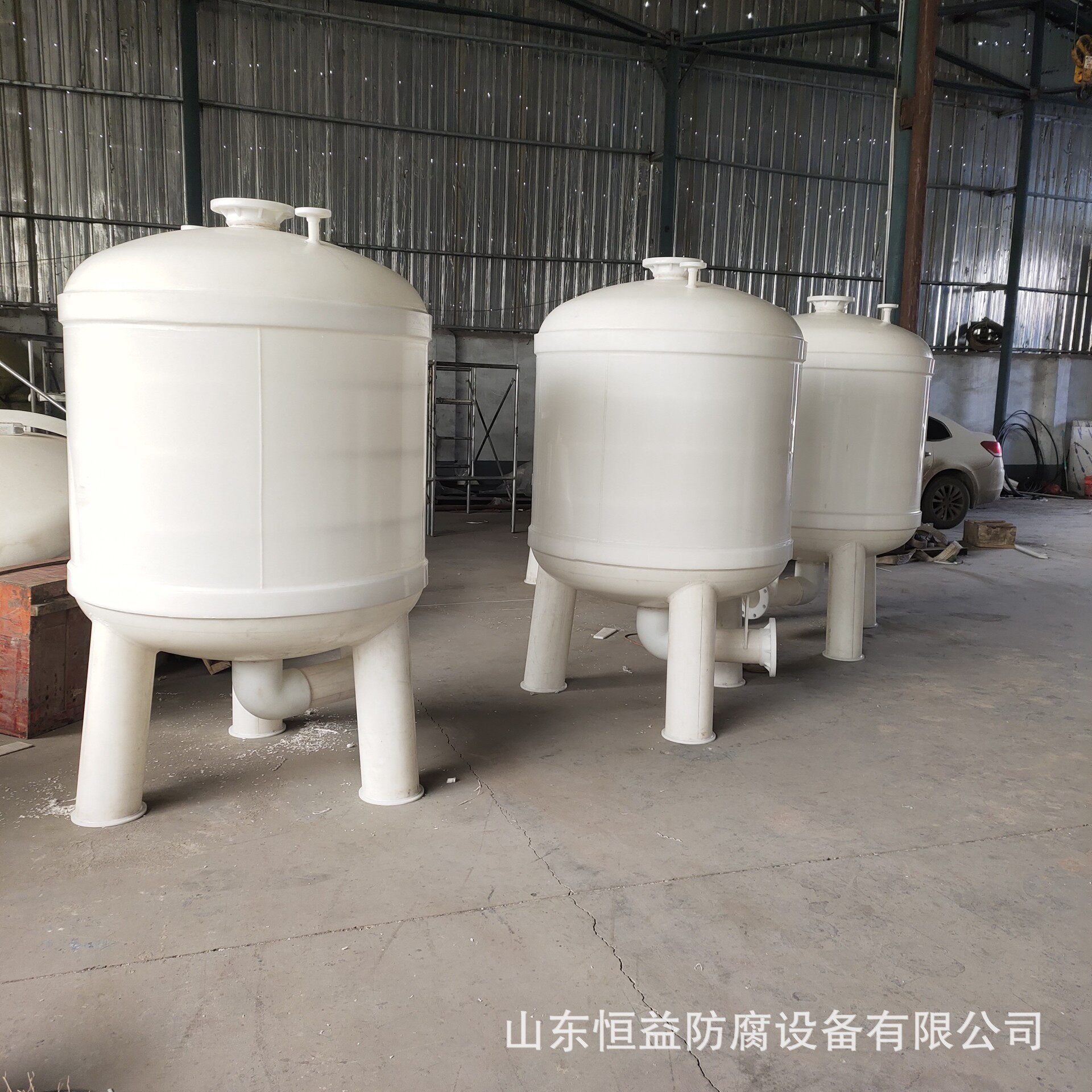 山东恒益厂家供应PP自吸罐引水罐虹吸桶小型立式PP虹吸罐
