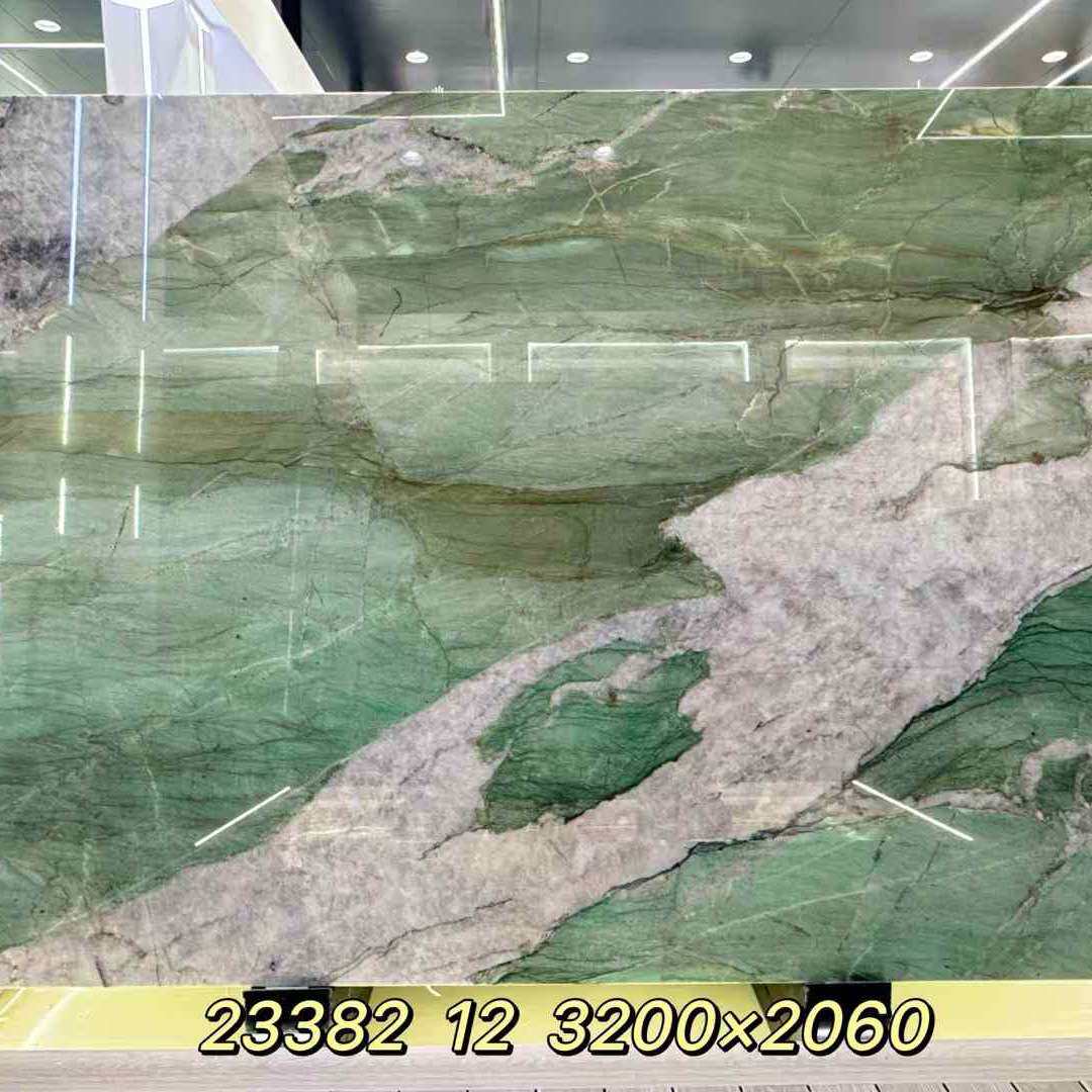 蒂夫尼绿色大理石圆桌转盘天然奢其它元器件