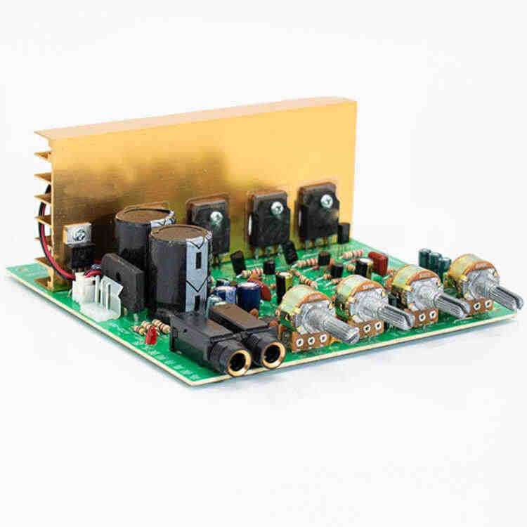 200W4个大功率高低音功放板卡拉OK合并前级发烧HIFI专业级OK风扇