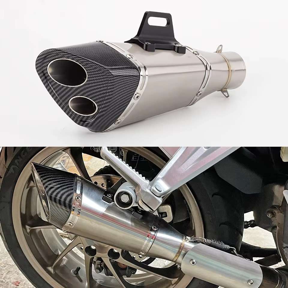 摩托尾段排气改装 R11全碳纤尾段GSX250R 春风250SR 凯越321R