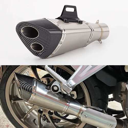 摩托尾段排气改装 R11全碳纤尾段GSX250R 春风250SR 凯越321R