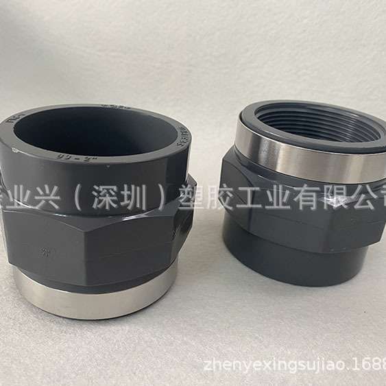 瑞士GF UPVC 国标 内牙直通S*T 塑胶牙直接 单边内螺纹直通 RP牙