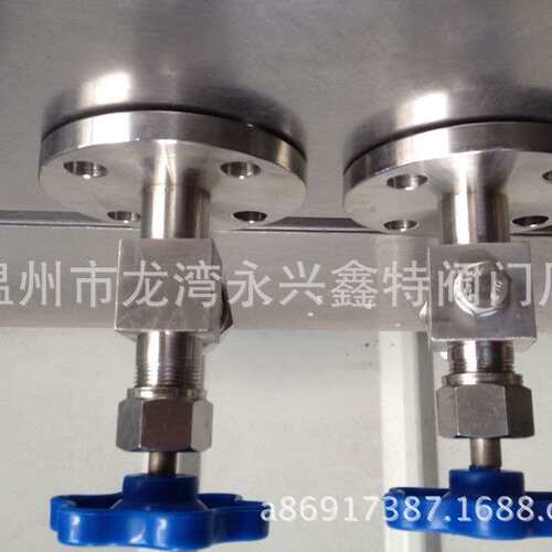 304不锈钢法兰方体液位计考克/JX49W-DN20/ 丝扣JX29W