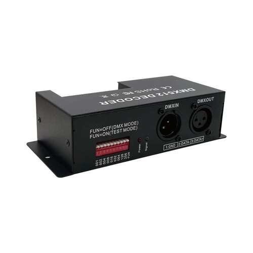 恒压DMX512解码器 3/4通道RGB解码器 舞台KTV灯光控制器3/4*10A