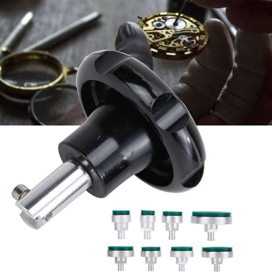 钟表工具 吸力开 八粒套装软胶开表器 手把式开表器 开后盖底盖器