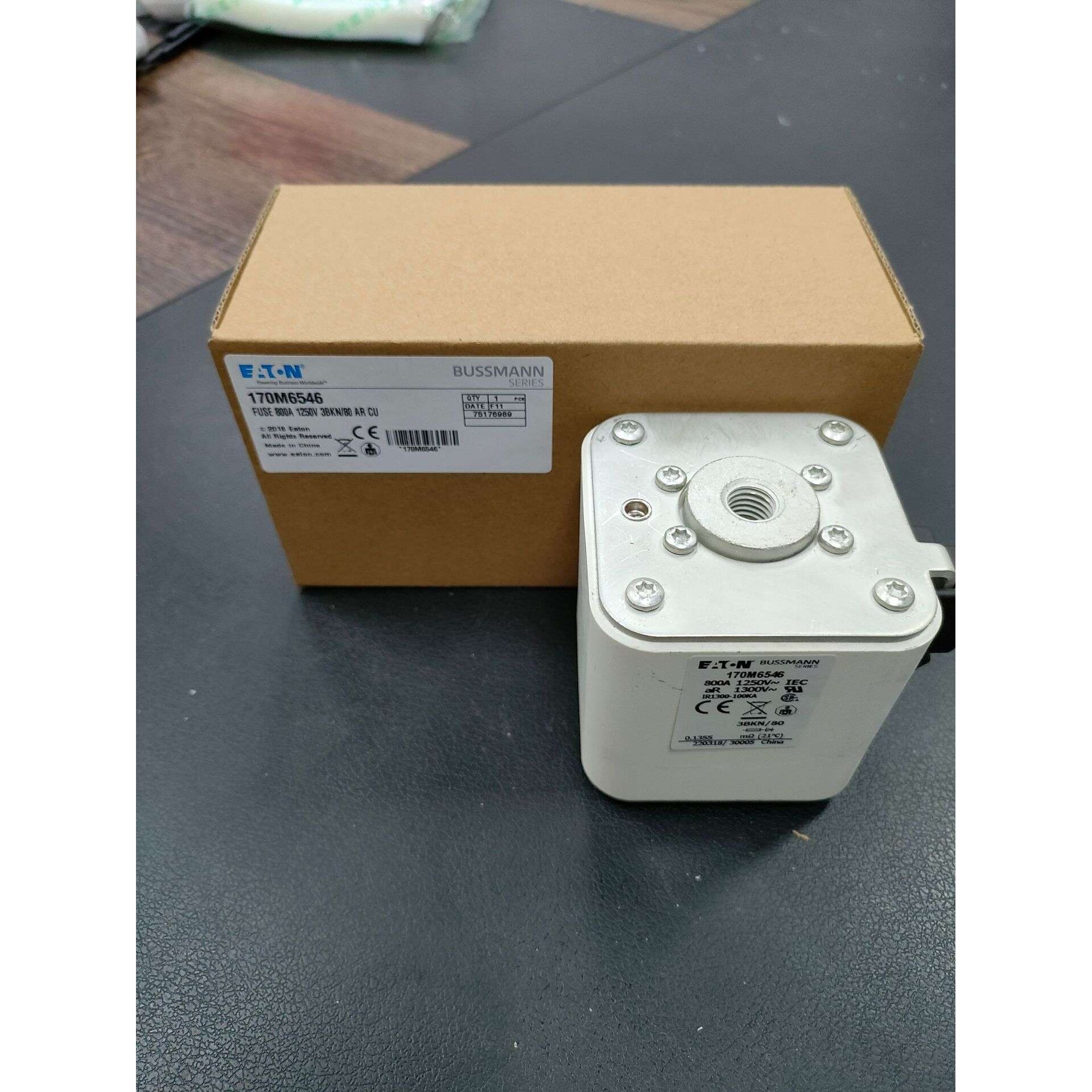 170M6546快速熔断器 1250V 800A 巴斯曼BUSSMANN快速熔断器