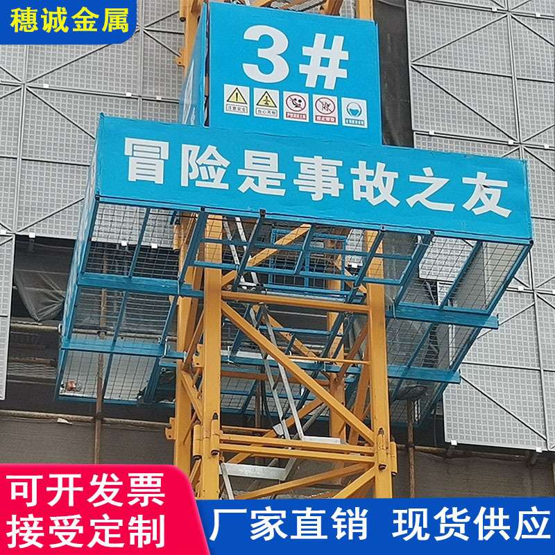 广东厂家现货直销标准化工地施工塔吊防攀爬装置安全防护操作平台