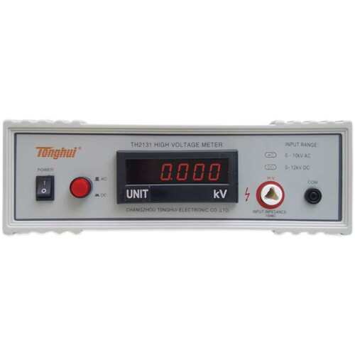 同惠TH2131数字高压表直流电压高压表0-12kV交流电压0-10kV