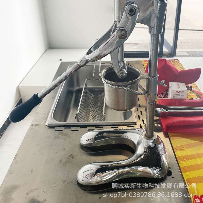 网红油炸黄金大薯条设备商用创业流动摆摊推车超长土豆大薯条炸锅
