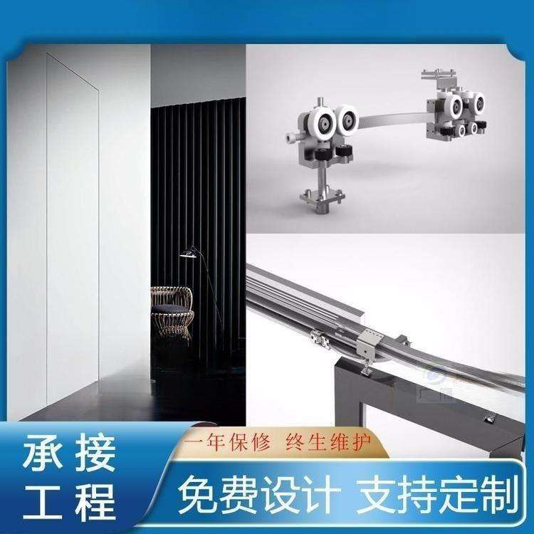 电动智能塞拉门领导密室电动隔断办公室隐藏门移动隔断墙推拉暗门