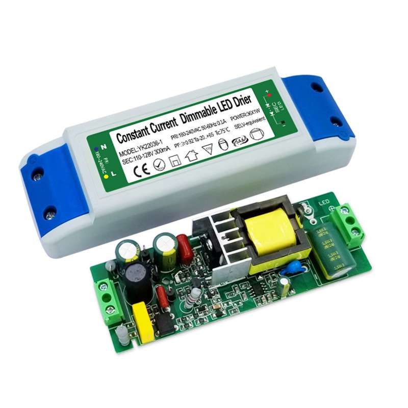 led调光驱动电源过认证36W×1W可控硅调光外置天花灯led电源出口
