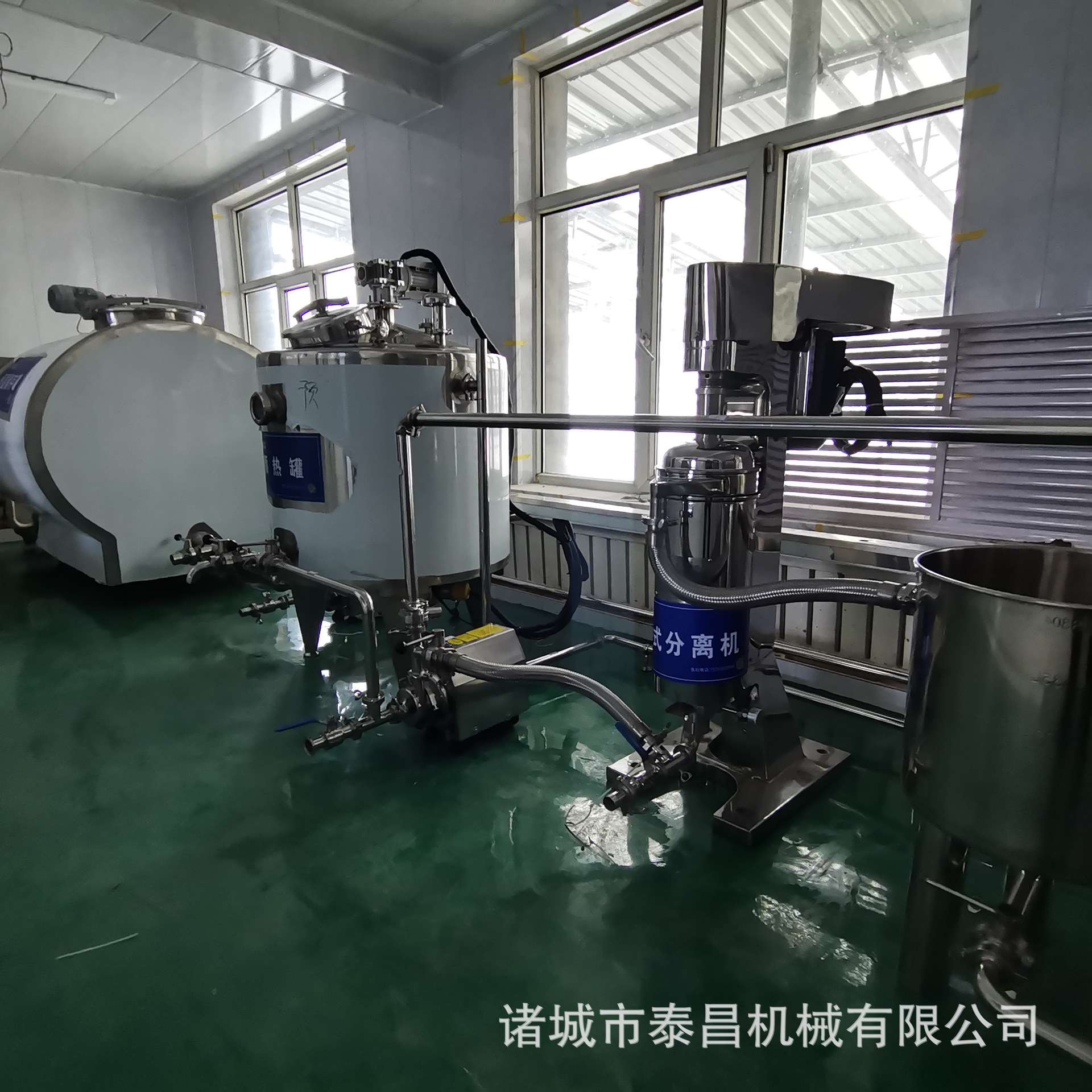 牛奶巴氏加工生产线全自动羊奶驼奶加工设备希腊酸奶流水线制冷罐