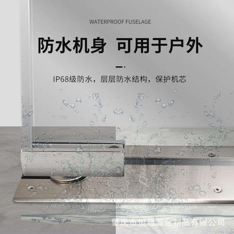 电动平开门机配件玻璃门地埋式开门地弹簧高强度承重静音免打孔