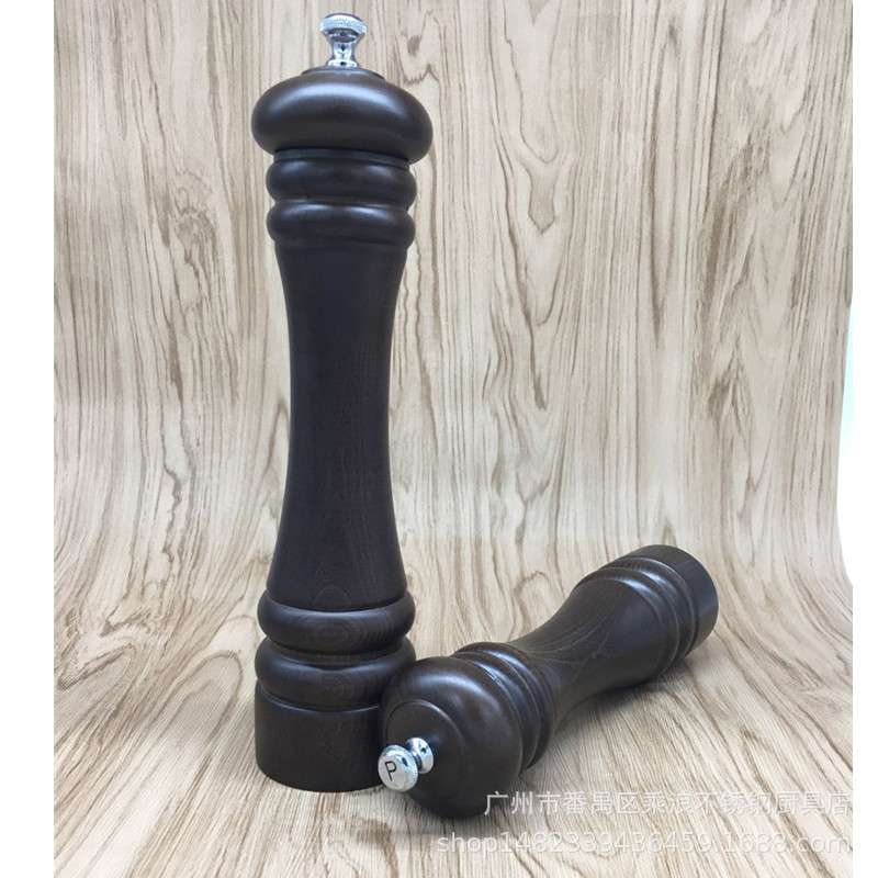杰蒂雅胡椒研磨器手磨胡椒粉芝麻海盐花椒现磨黑胡椒粒研磨器木