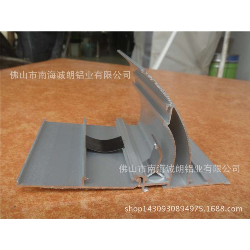 专业生产 8.5cm侧起开启拉布灯箱型材 侧翻盖正面无边料铝材