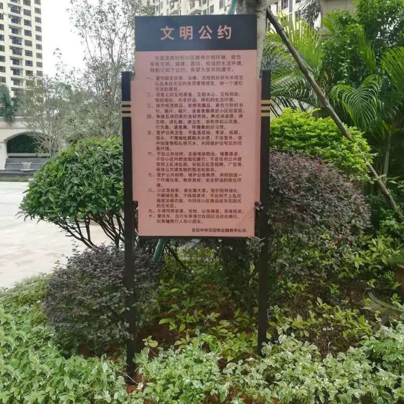定 制户外平面导视牌学校楼层平面索引图不锈钢小区平面图导视牌