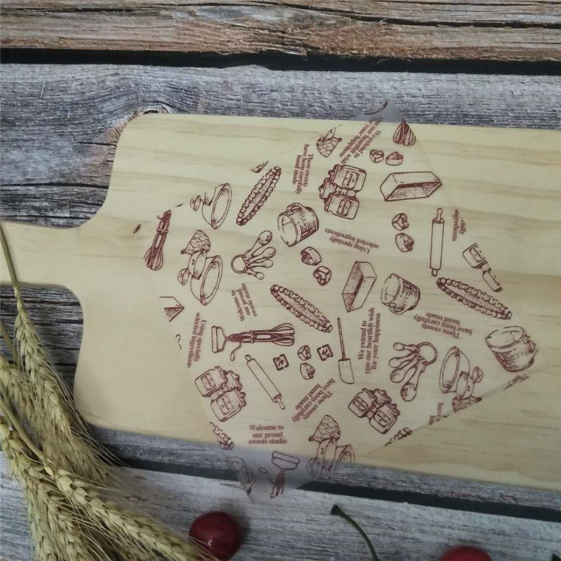 布丁封口雪媚娘烘培垫纸西点花衬纸塑料纸玻璃纸慕斯垫蛋卷蛋糕