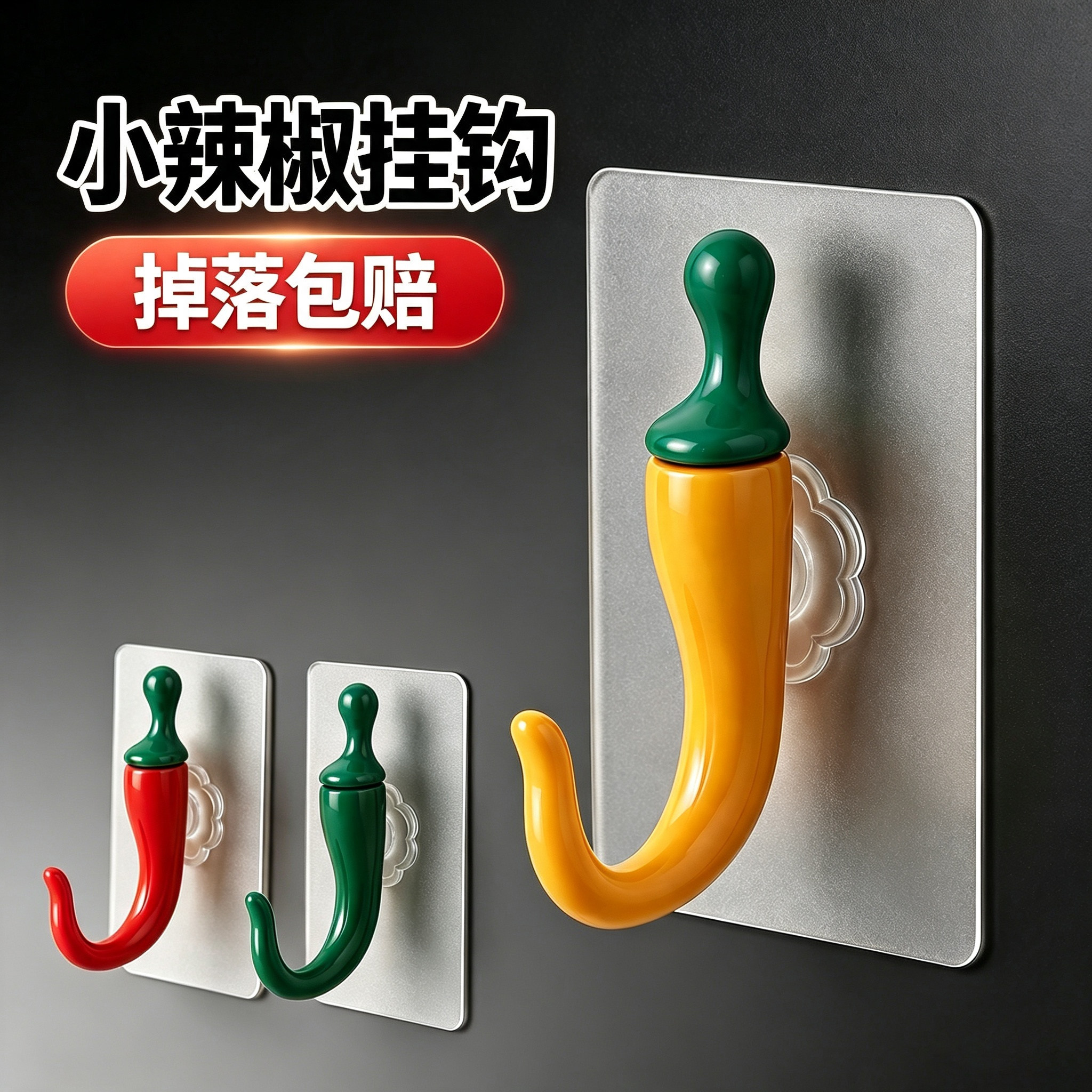 免打孔强力承重不掉落粘钩挂衣钩