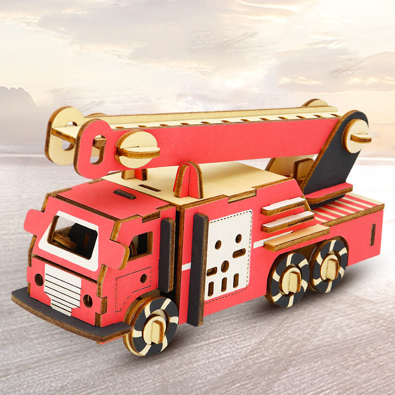 汽车3d立体拼图儿童益智力图片