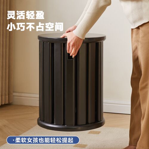 凳子可叠放实木凳家用圆凳客人备用凳餐厅餐桌凳板凳叠叠乐凳子