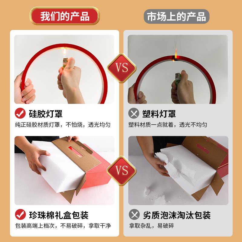 长明灯结婚台灯新娘陪嫁喜灯婚庆送礼新人闺蜜礼物卧室婚房床头灯