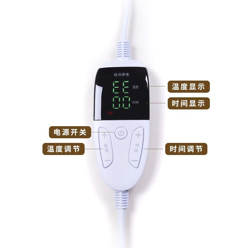红砭石足底按摩垫鹅卵石地垫家用石头脚垫脚底穴位指压板足疗地垫