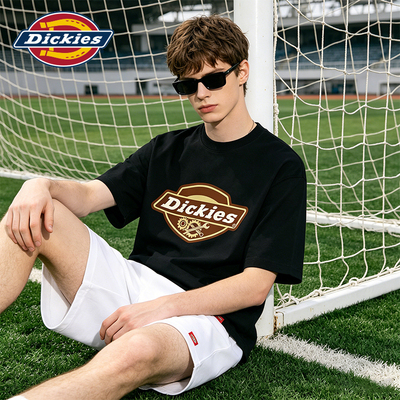 Dickies复古纯棉宽松短袖T恤男