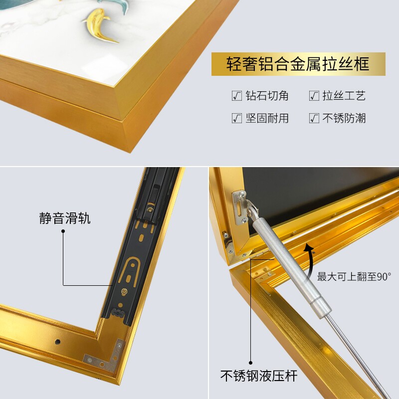 北欧电表箱装饰画配电箱免打孔电闸盒家用总开关餐厅遮挡挂画轻奢