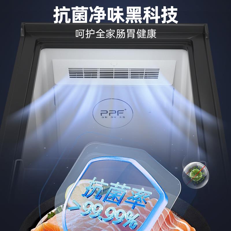 星星冷柜家用一级能效节能冷藏 全冷冻柜小型300升风冷无霜冰柜