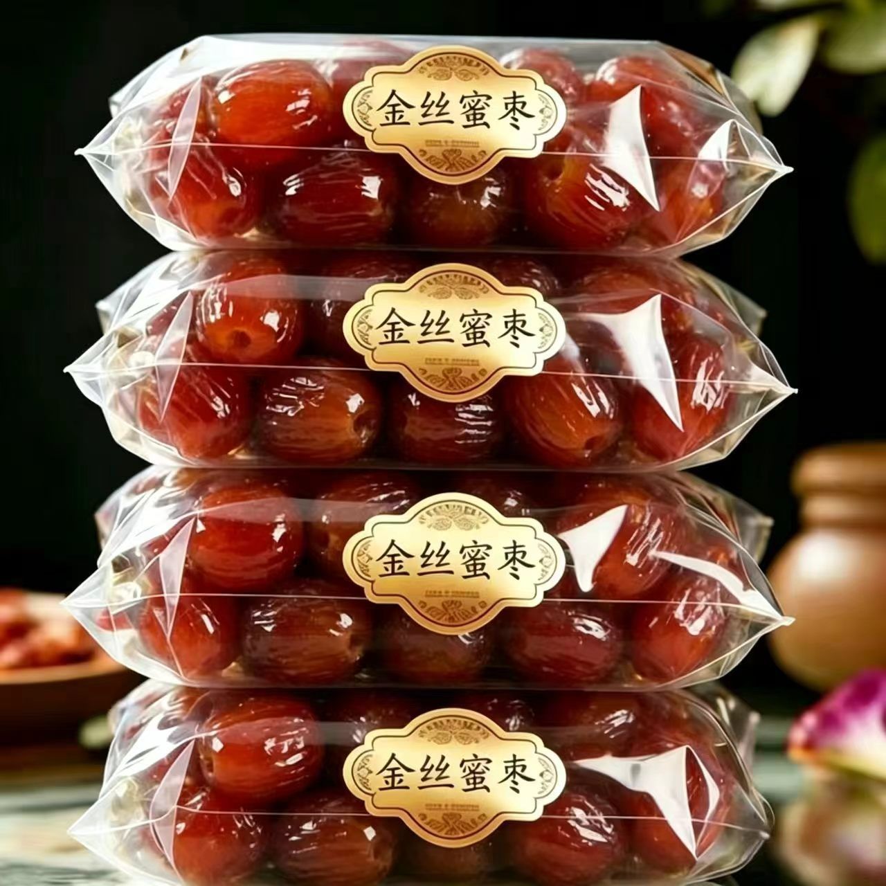 5斤超实惠】金丝蜜枣无核包粽子煮粥煲汤休闲零食大礼包蜜饯特产