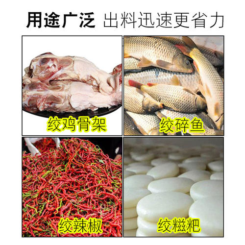 商用电动绞肉机大型碎骨机碎肉机绞鸡架绞辣椒绞糍粑和面家用养殖