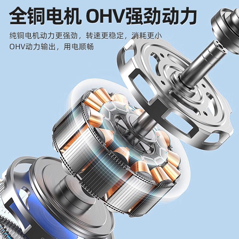 全景工业变频3kw4/5/8千瓦220V单三相家用小型工地便携汽油发电机