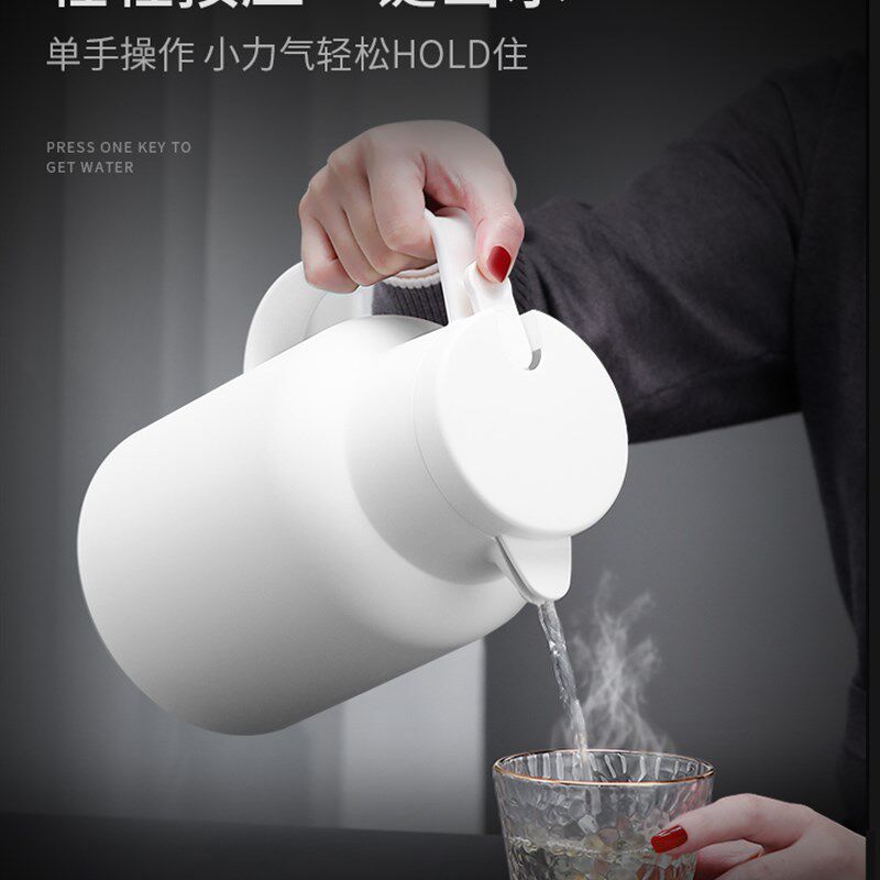丽贝德玻璃内胆红胆保温壶暖瓶暖壶学生宿舍家用热水瓶新潮1.5升