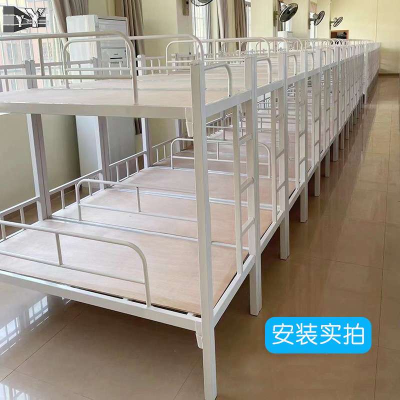 午托班上下铺高低铁架床幼儿园午休托管双层床小朋友高架双层床
