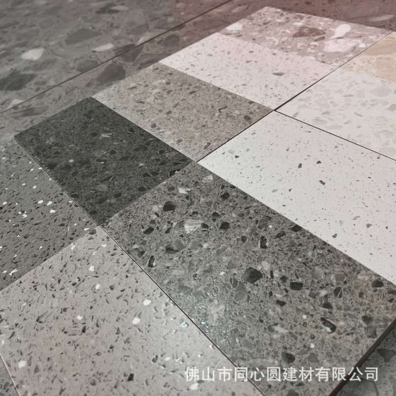 暖色水磨石瓷砖 粉色水磨石大板精雕 微哑光水磨石750X1500地砖