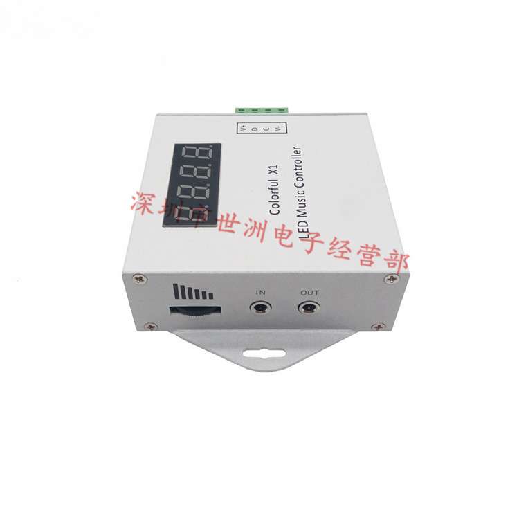 LED音乐控制器Colorful X1 RF全彩灯带音频控制器 33种音乐模式