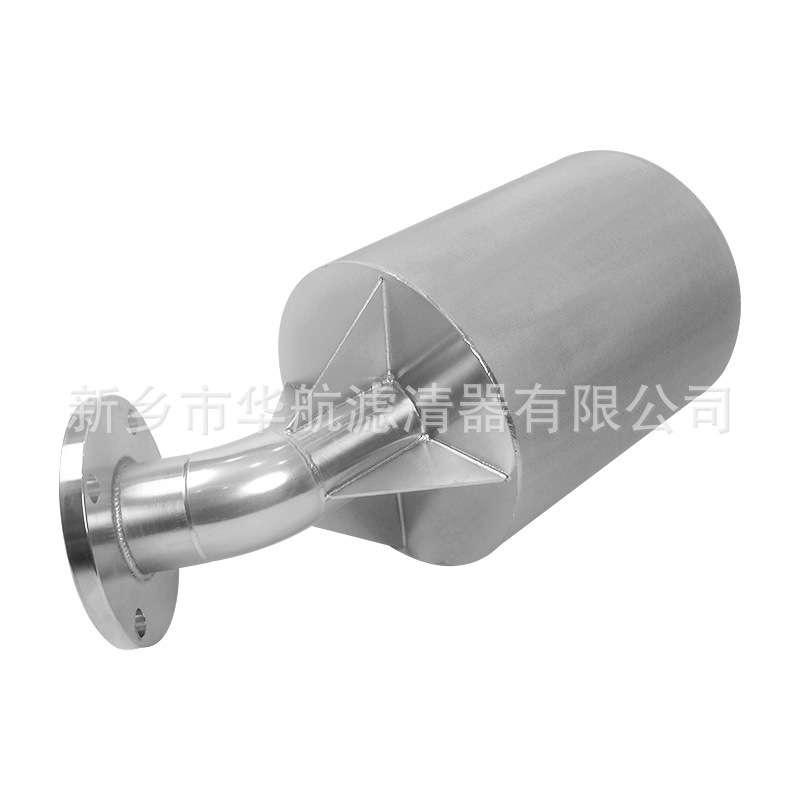 法兰口烧结网滤芯250*300 管道料仓不锈钢烧结滤芯 呼吸器滤芯