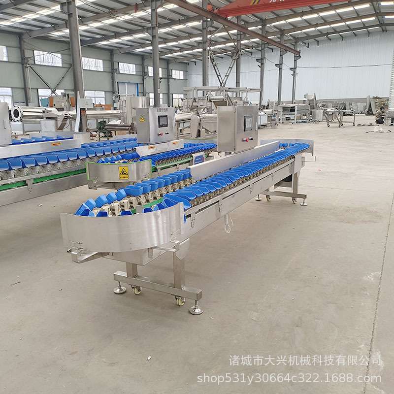 鸡翅鸡爪分拣机 自动称重系统海产品重量分选机流水线 白鸡分选机