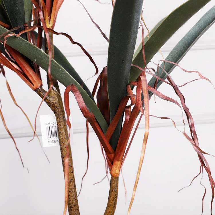仿真绿植小叶剑兰 人造树落地装饰摆件植物 仿真树剑兰盆栽